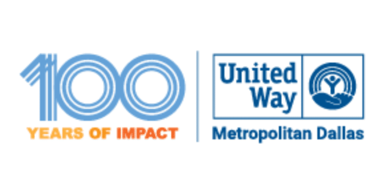 Logo for 100 Years of Impact and United Way Metro Dallas
